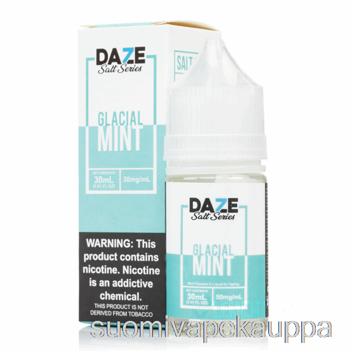 Vape Box Jäätikköminttu - 7 Daze Suolaa - 30ml 30mg